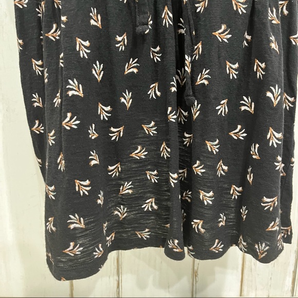 Lucky Brand Pull Over Cap Sleeve Black Top, Size Small - Picture 8 of 16